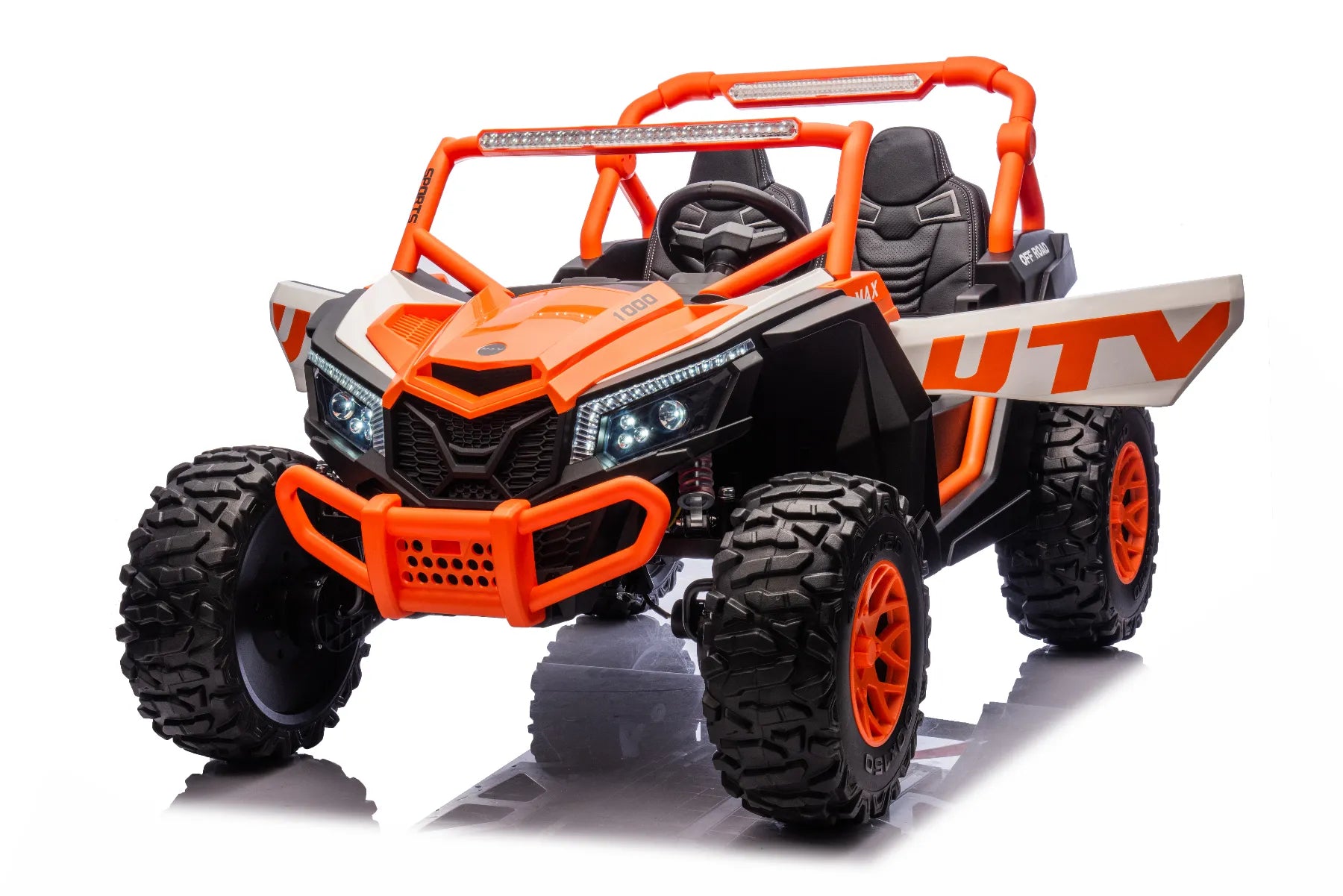 24V 14Ah ZForce RZR Turbo Orange Kids 4x4 Buggy – 1400W Electric King of UTVs Ride-On