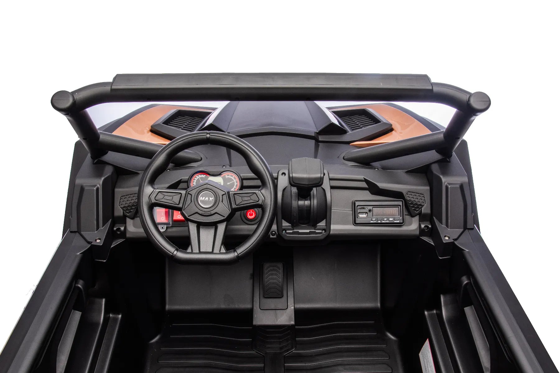 24V ZForce RZR Turbo Black Kids 4x4 Buggy – 1400W Electric King of UTVs Ride-On