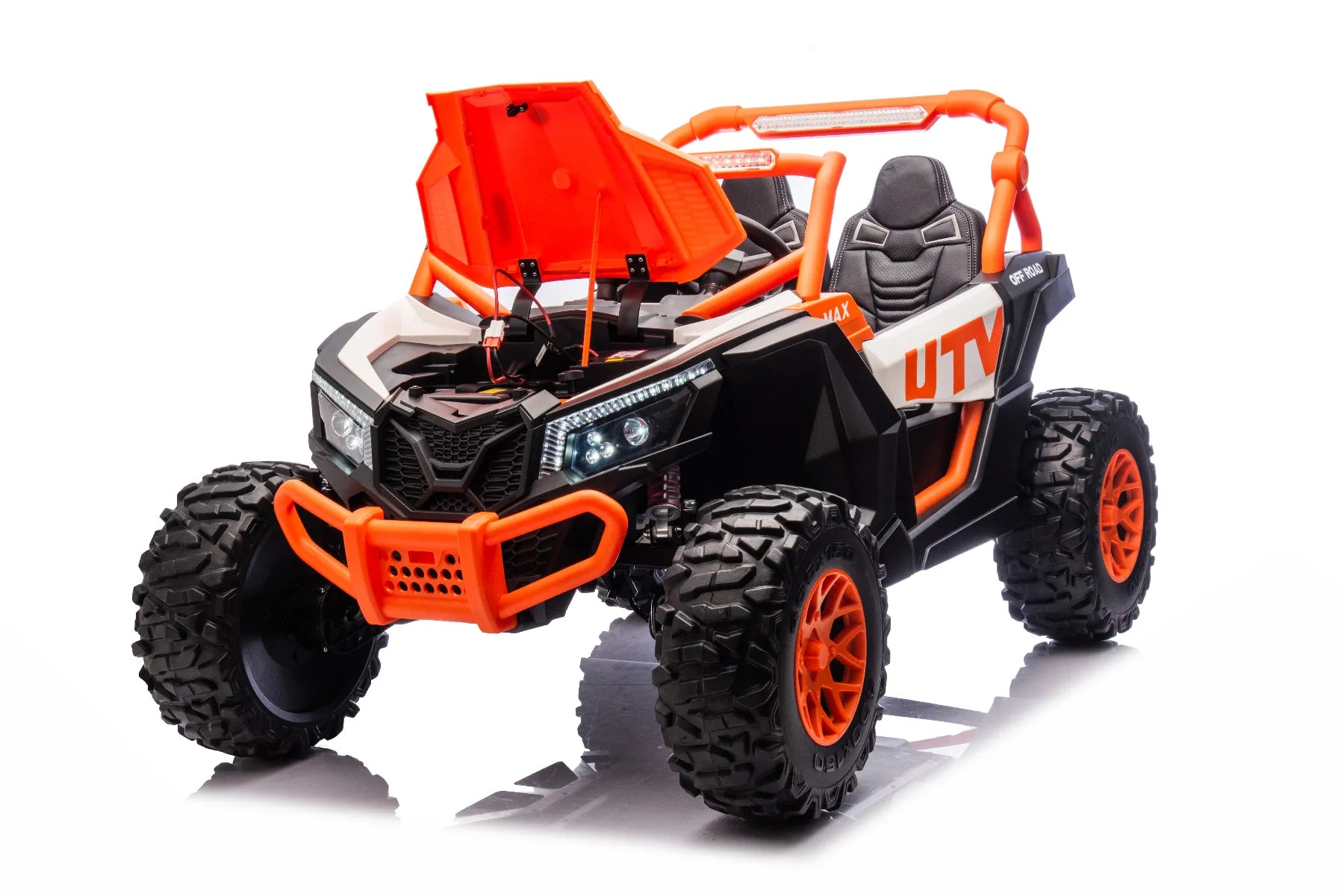 24V 14Ah ZForce RZR Turbo Orange Kids 4x4 Buggy – 1400W Electric King of UTVs Ride-On