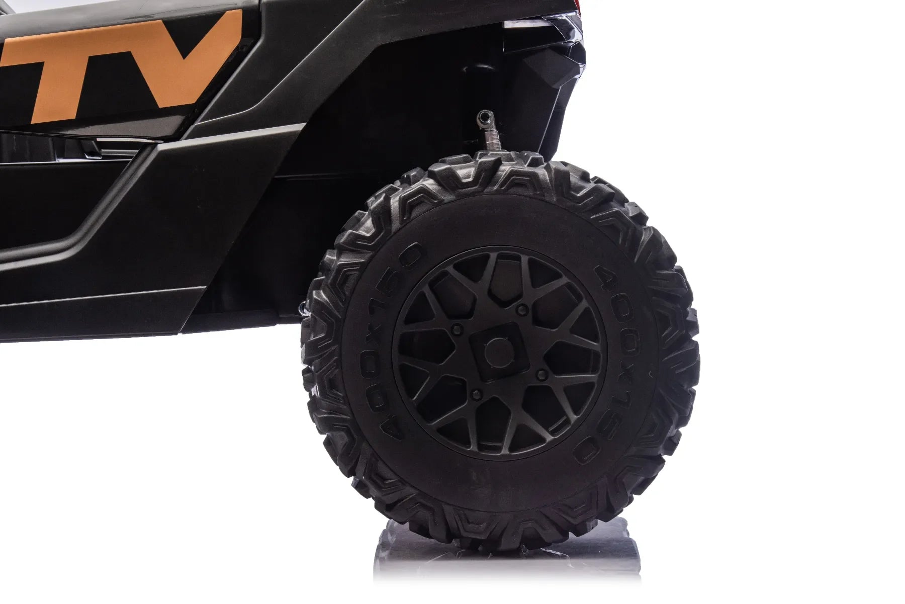 24V ZForce RZR Turbo Black Kids 4x4 Buggy – 1400W Electric King of UTVs Ride-On