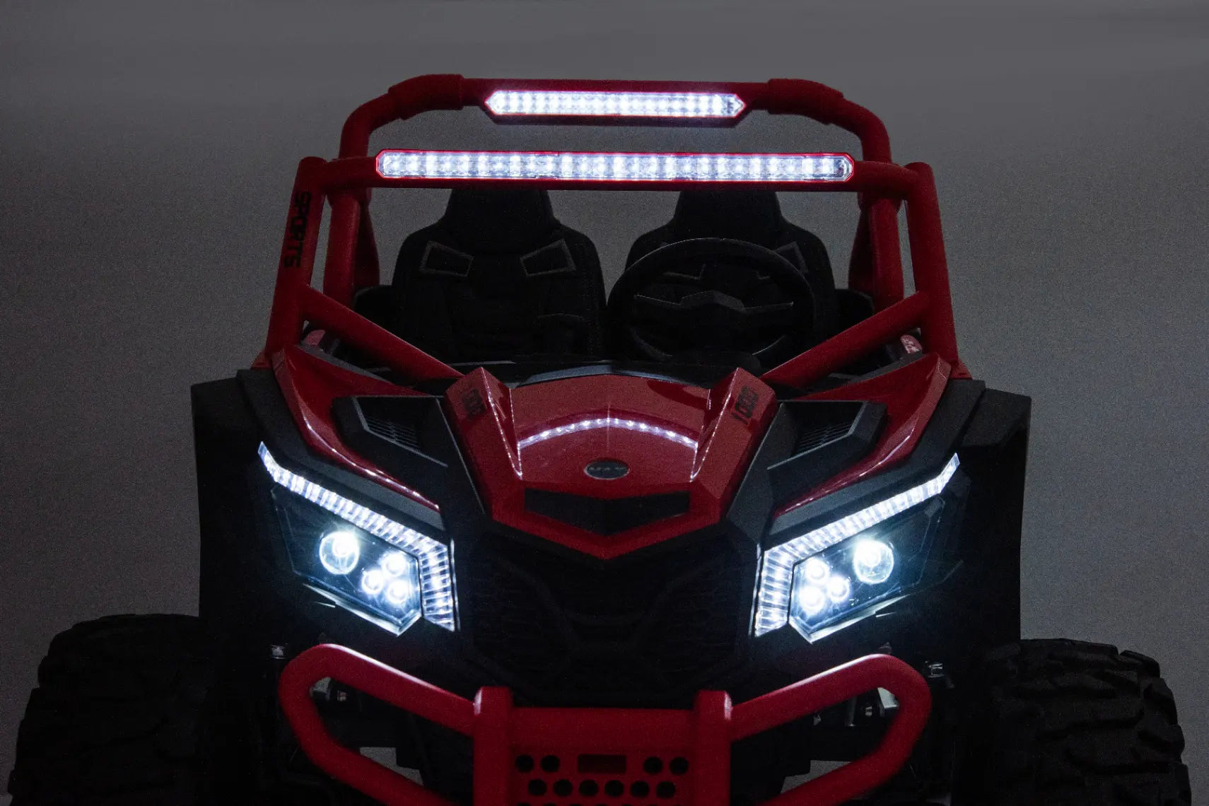 24V ZForce RZR Turbo Red Kids 4x4 Buggy – 1400W Electric King of UTVs Ride-On