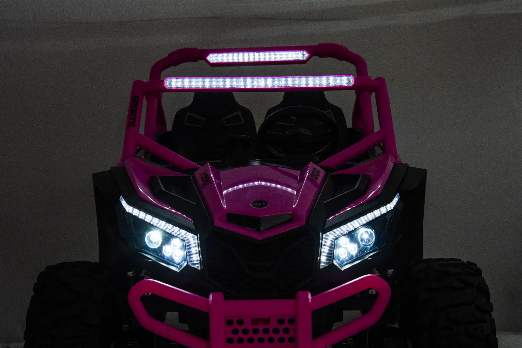 24V ZForce RZR Turbo Pink Kids 4x4 Buggy – 1400W Electric King of UTVs Ride-On