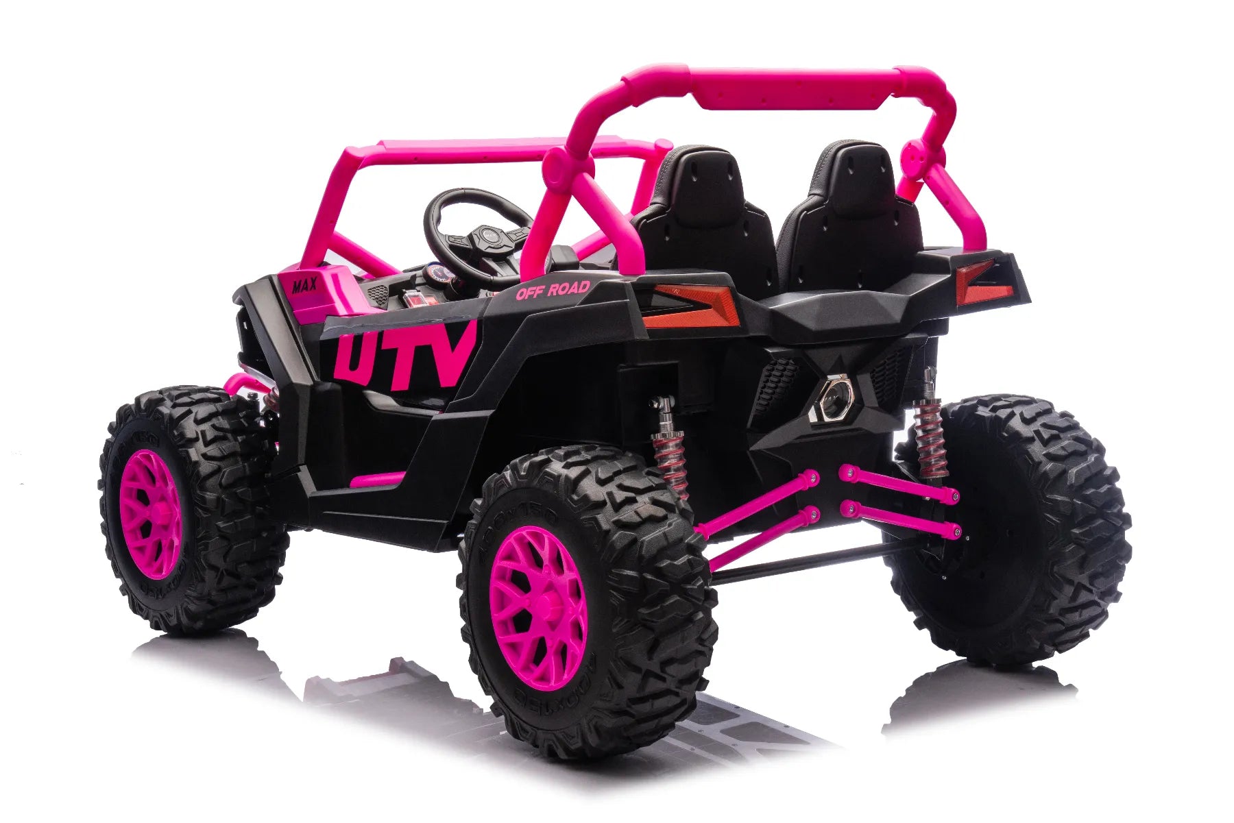 24V ZForce RZR Turbo Pink Kids 4x4 Buggy – 1400W Electric King of UTVs Ride-On