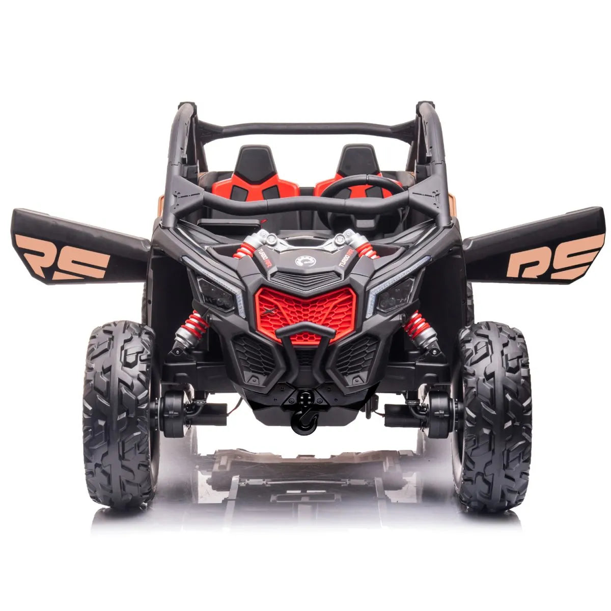 Black licensed Can-Am ride-on car for kids