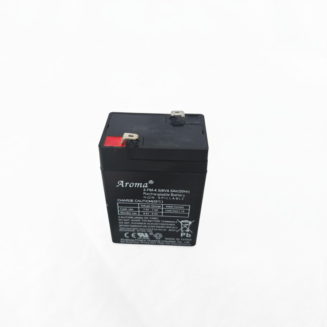 Aromat battery on a white background