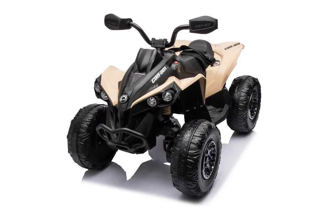 24V 800W Licensed Can-Am Renegade 4x4 ATV Quad Bike – Khaki