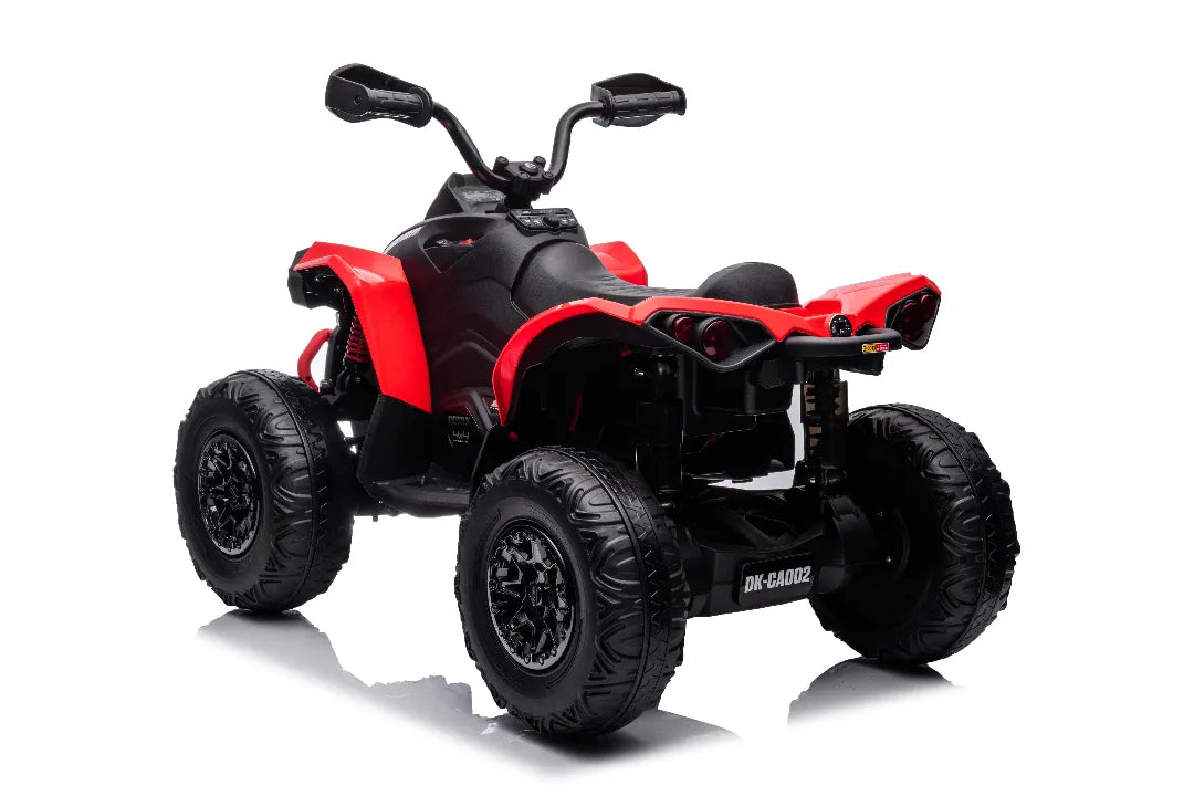 Red 24V Can-Am Renegade Kids 4×4 ATV – Single-Seat Electric Quad Bike with Bluetooth