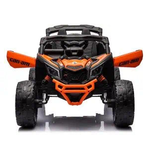 Licensed Can-Am Maverick 24V Kids Ride-On UTV Car 800W Single Seater – Orange