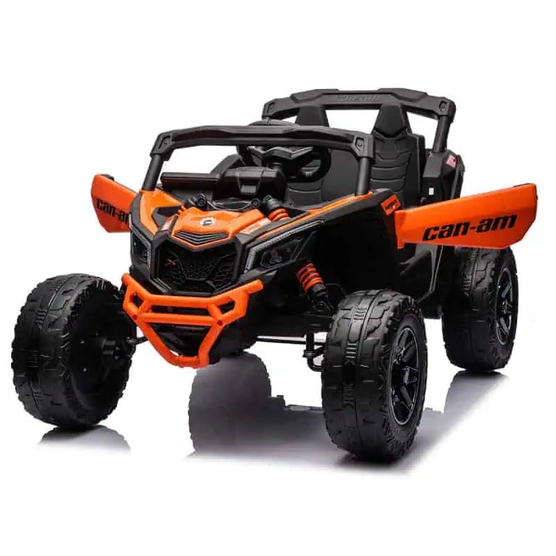 24V Can-Am Maverick Kids 4WD Single-Seat Buggy – Orange