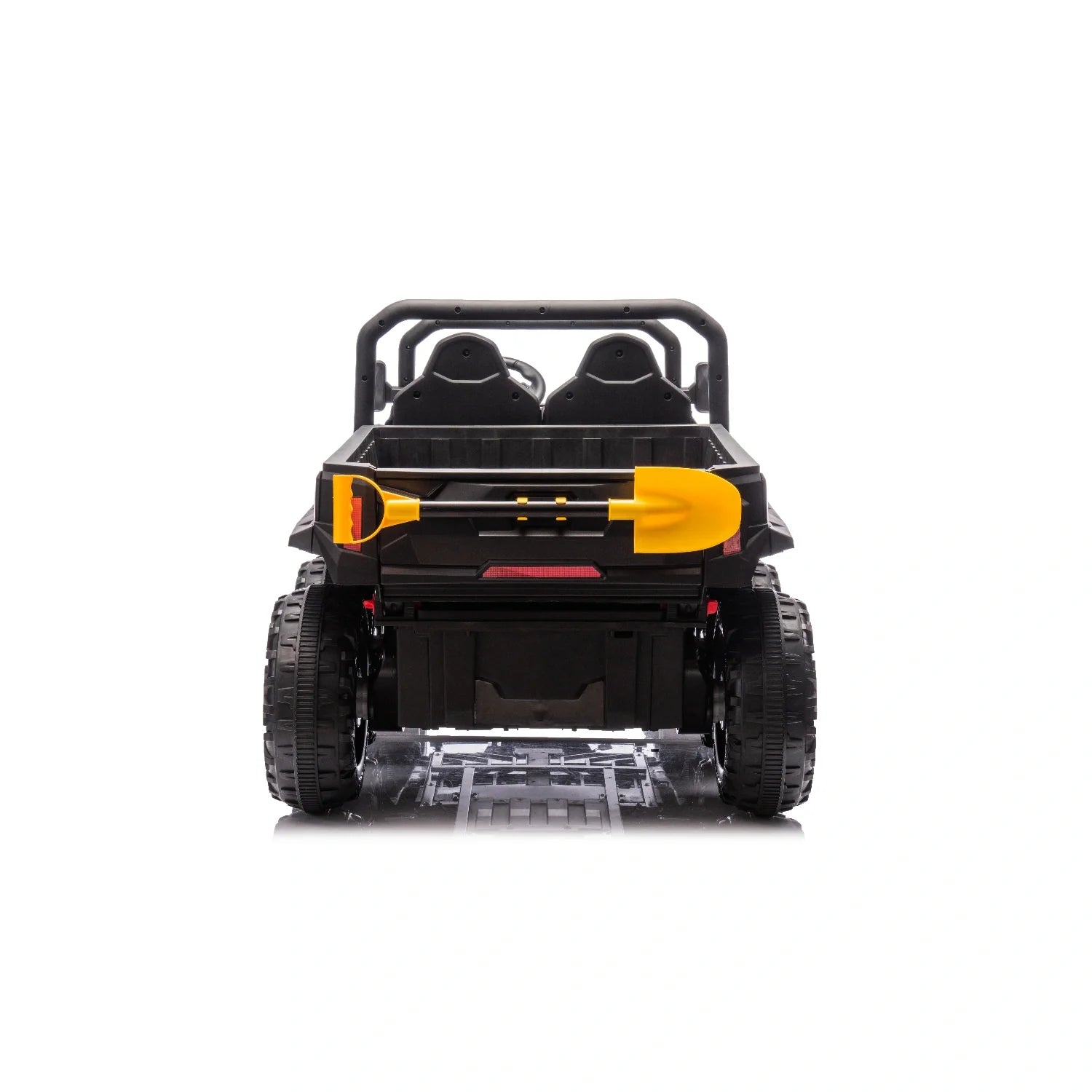 24V 6-Wheel Kids Electric Dump Truck – Black Ride-On Tipper Farm Utility Truck