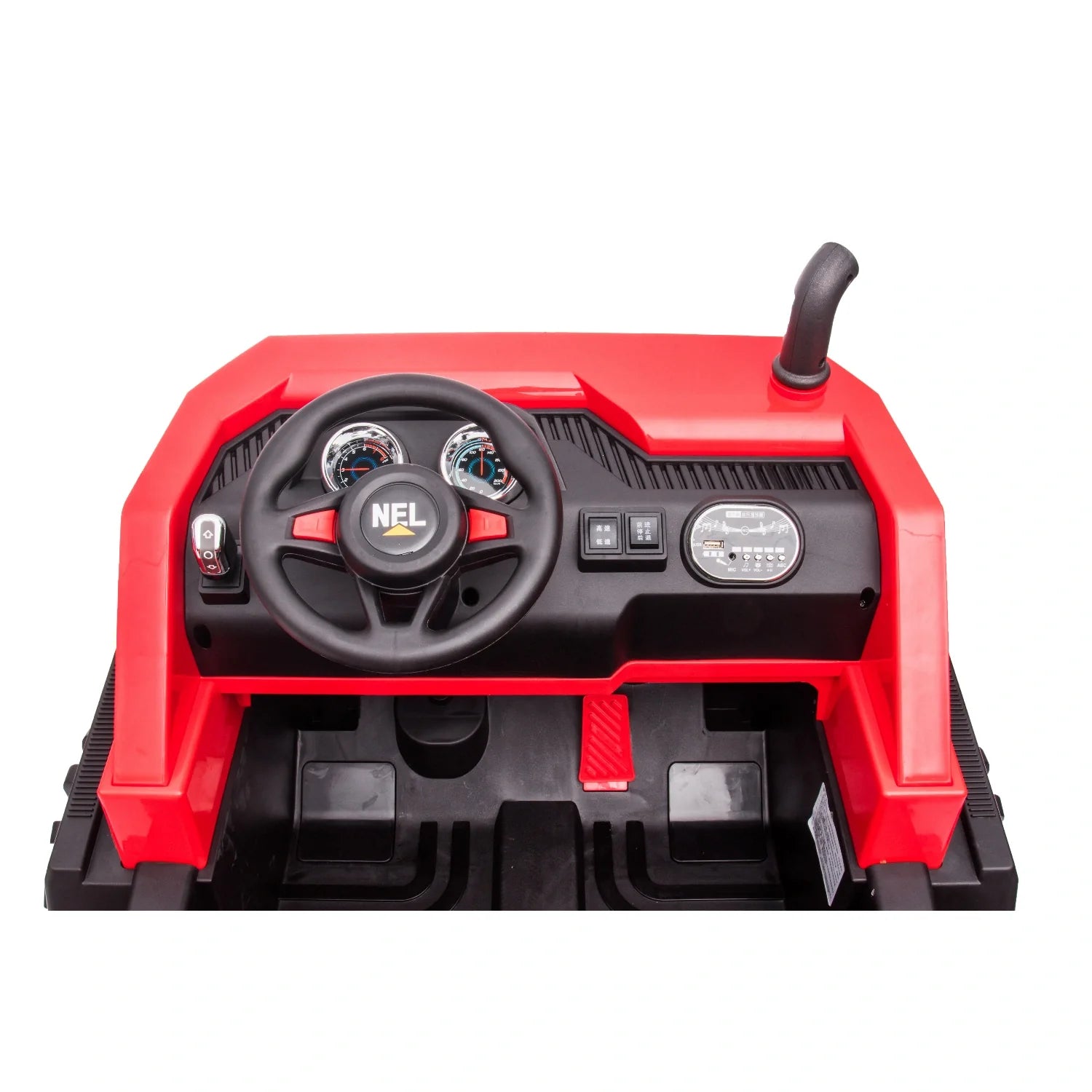 24V Kids Construction Tipper Truck – Red 2-Seater Ride-On Mining Dump Truck