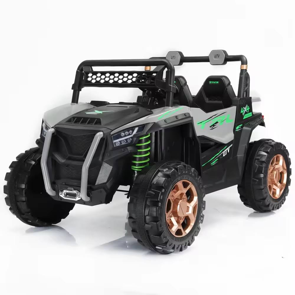 24V 2-Seater UTV Kids Ride-On Buggy with Canopy & Remote Control