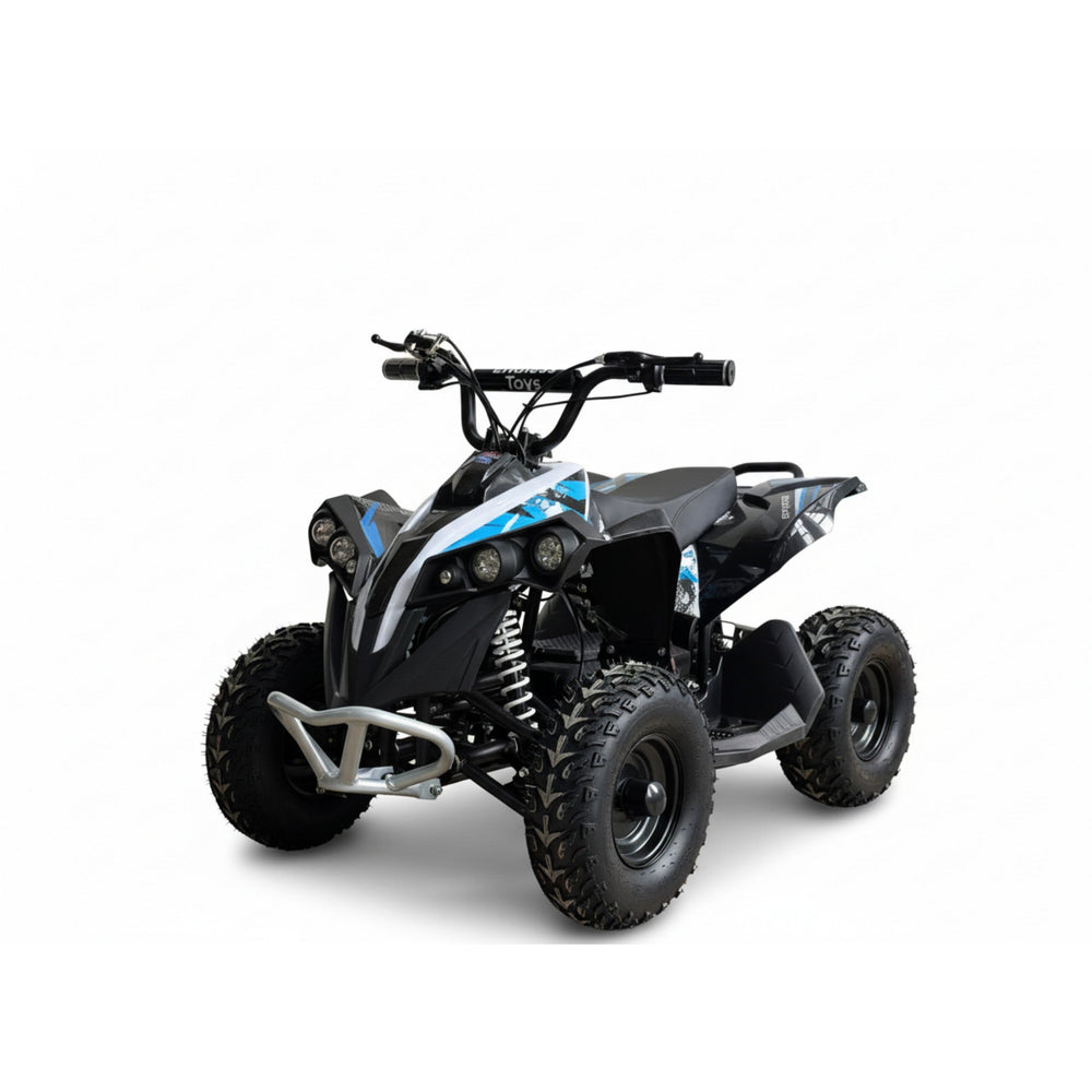 48V 1000W Kids Electric Quad Bike – Black & Blue