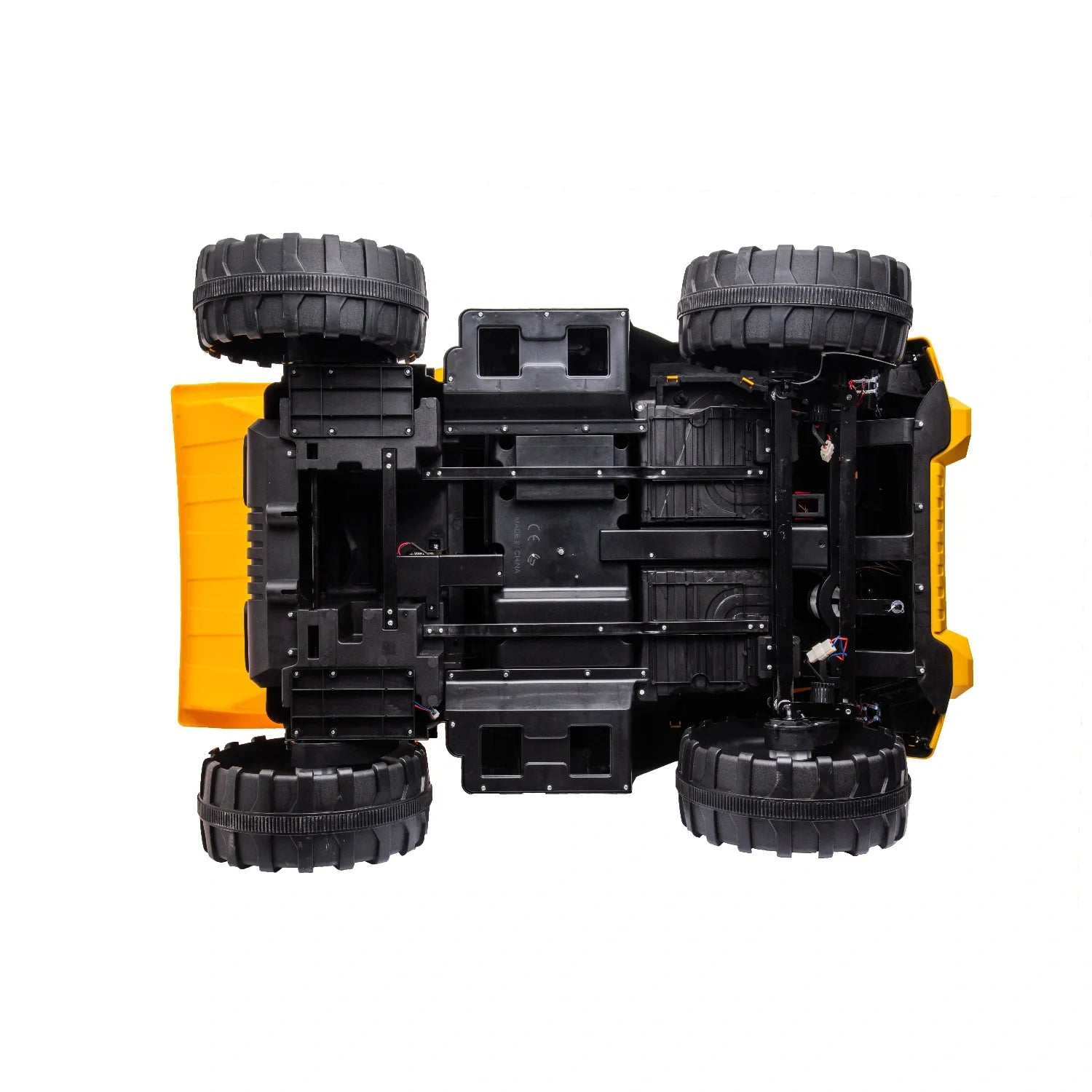 24V Kids Construction Tipper Truck – Yellow 2-Seater Ride-On Dump Truck