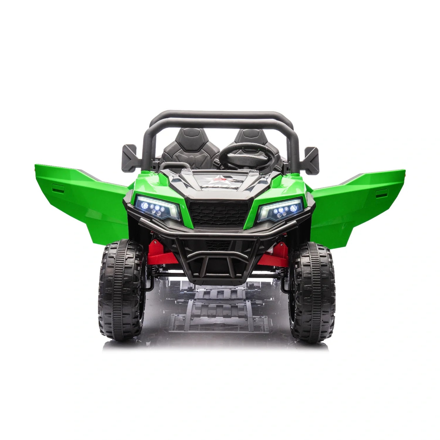 24V 6-Wheel Kids Electric Dump Truck – Ride-On Tipper Farm Truck with Remote (Green)