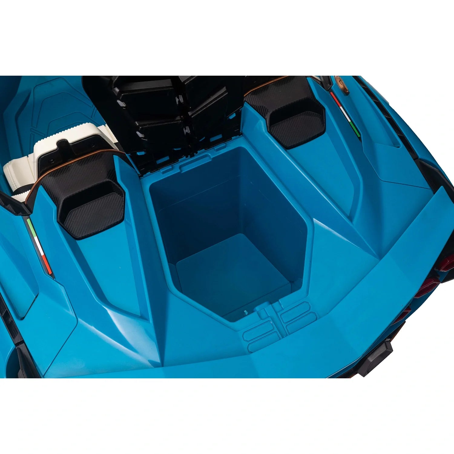 24V Lamborghini Sian Roadster – Blue Two-Seat Kids Electric Supercar