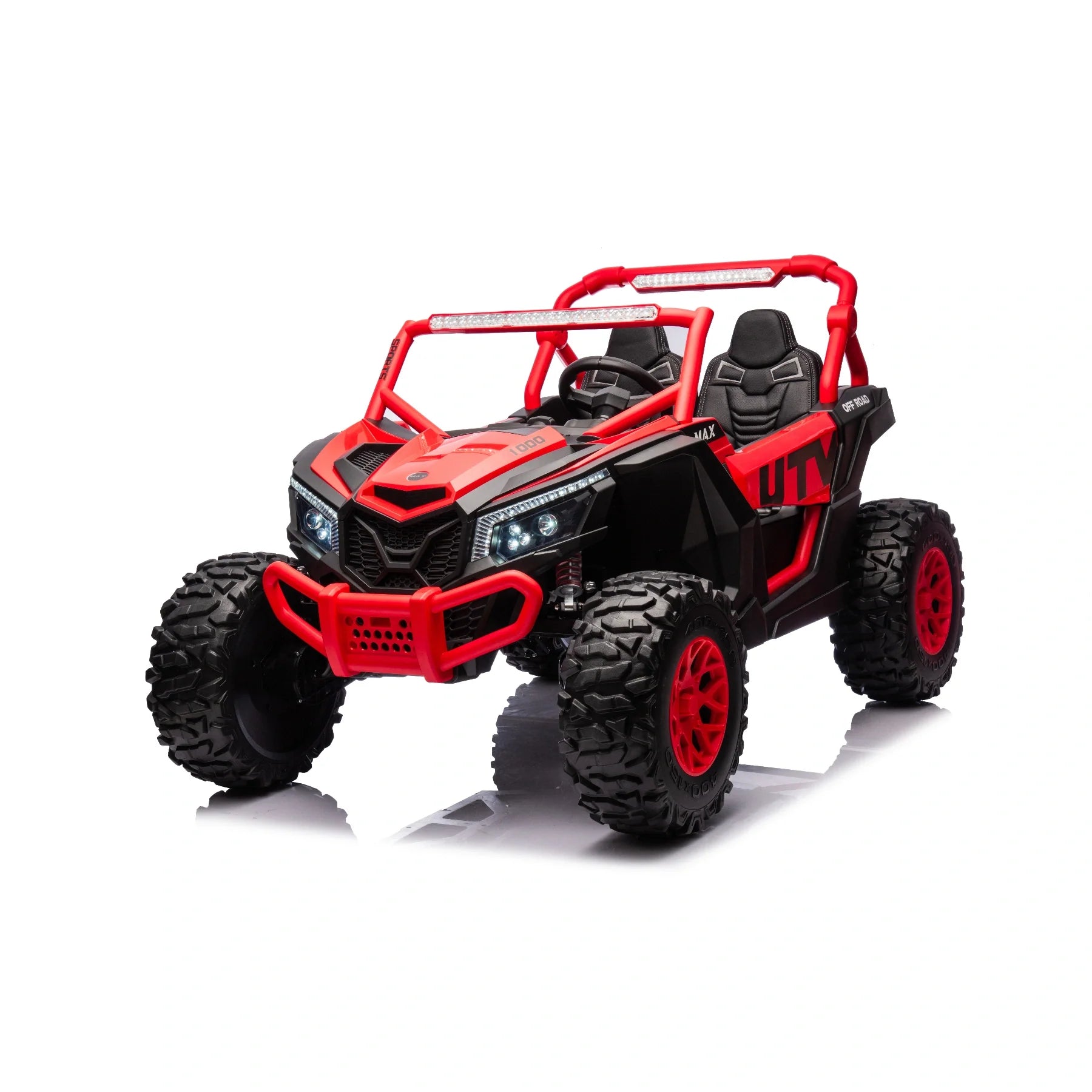 24V ZForce RZR Turbo Red Kids 4x4 Buggy – 1400W Electric King of UTVs Ride-On
