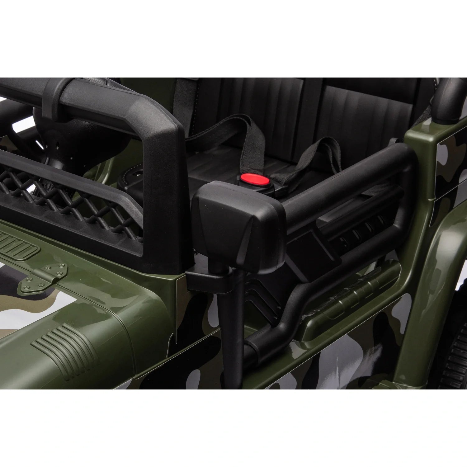 12V Licensed Toyota FJ Cruiser Kids Ride-On – Army Green Camouflage