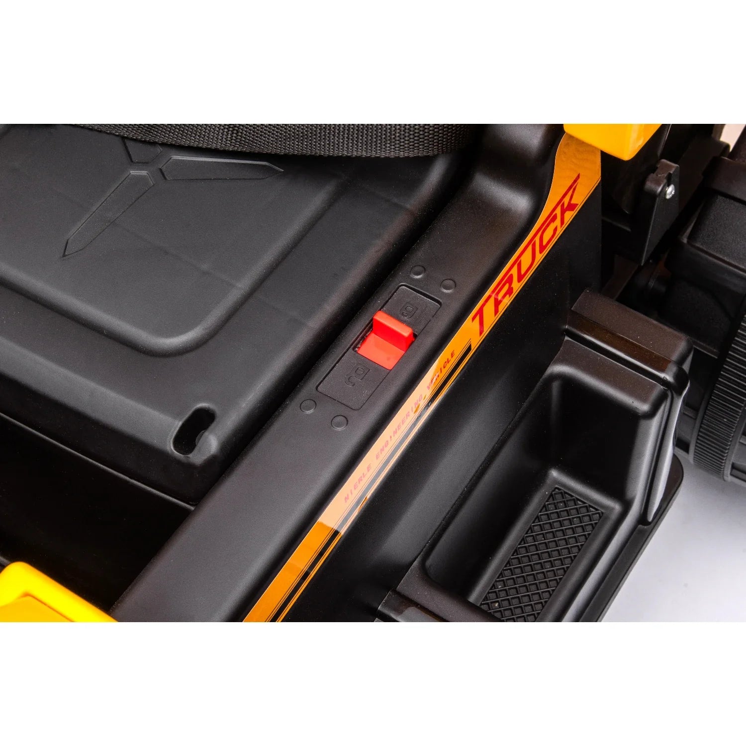 24V Kids Construction Tipper Truck – Yellow 2-Seater Ride-On Dump Truck