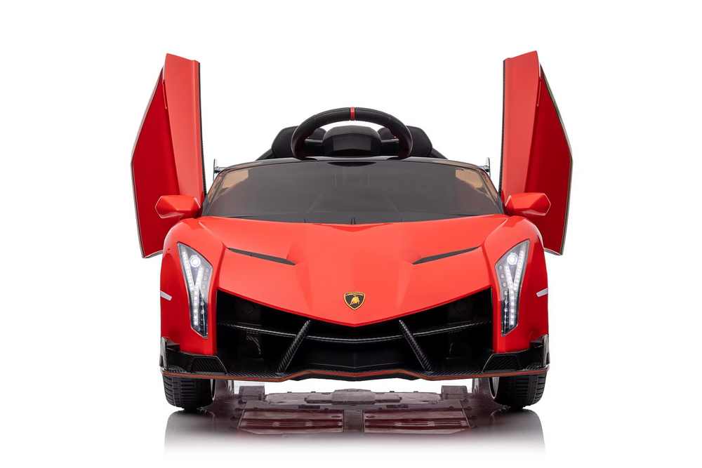 12V Lamborghini Veneno Kids Electric Ride-On Car – Red