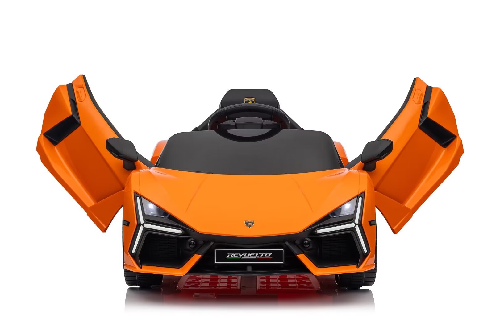 Licensed Lamborghini Revuelto 12V Kids Ride-On Car with Remote – Orange