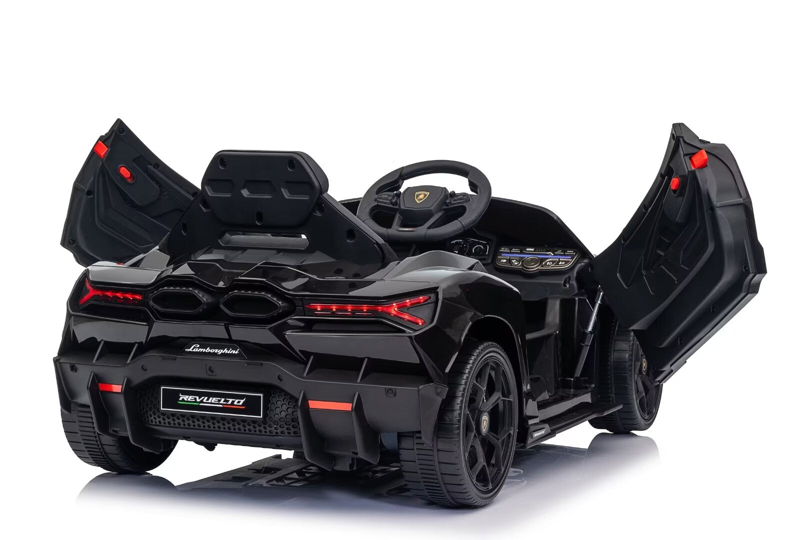 Licensed Lamborghini Revuelto 12V Kids Ride-On Car with Remote – Black