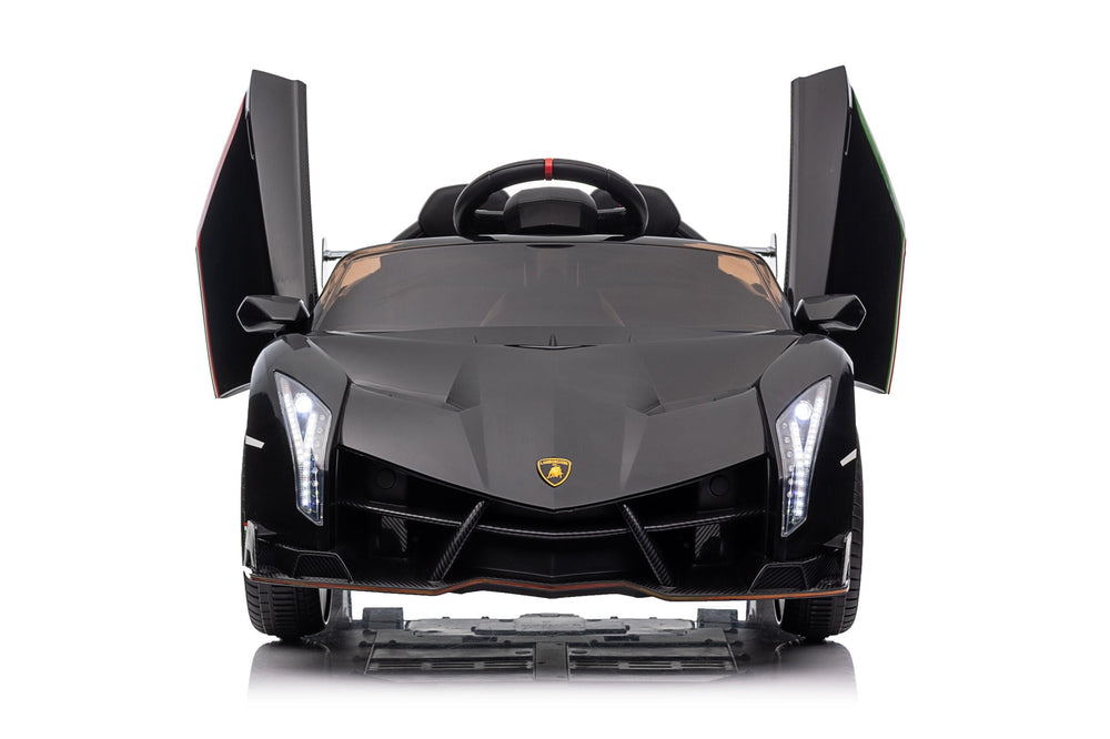 12V Lamborghini Veneno Kids Electric Ride-On Car – Black