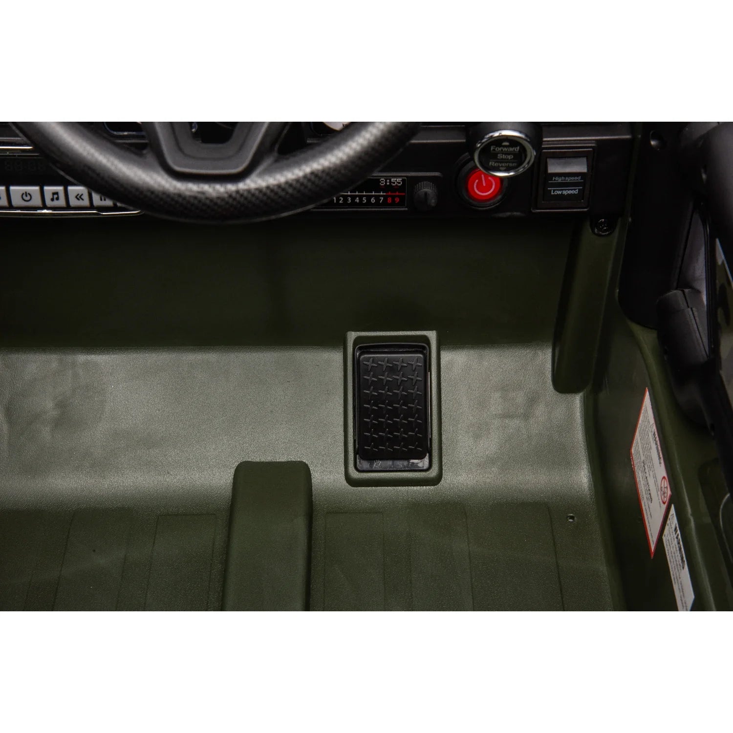 12V Licensed Toyota FJ Cruiser Kids Ride-On – Army Green Camouflage