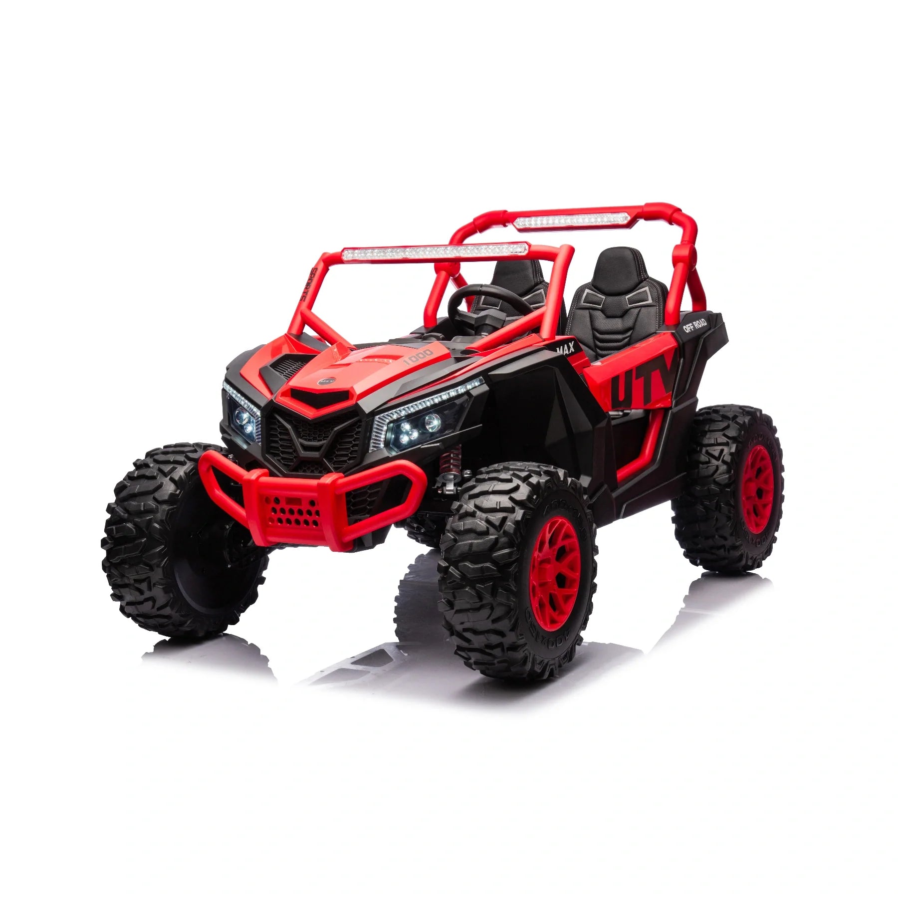 24V ZForce RZR Turbo Red Kids 4x4 Buggy – 1400W Electric King of UTVs Ride-On