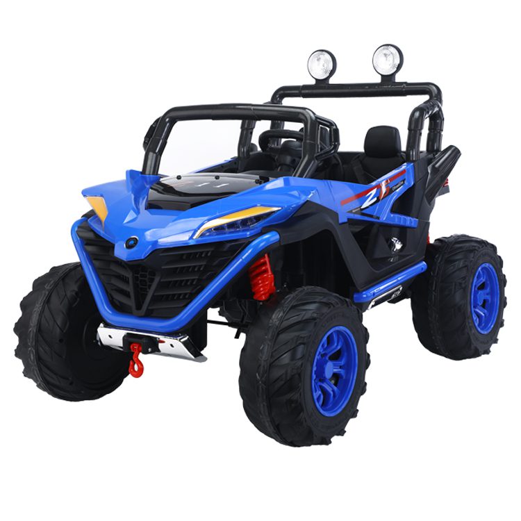 Kids' ride-on car on display