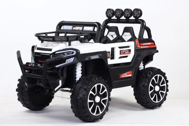 Monster Truck UTV 4WD Kids ride on Buggy - White