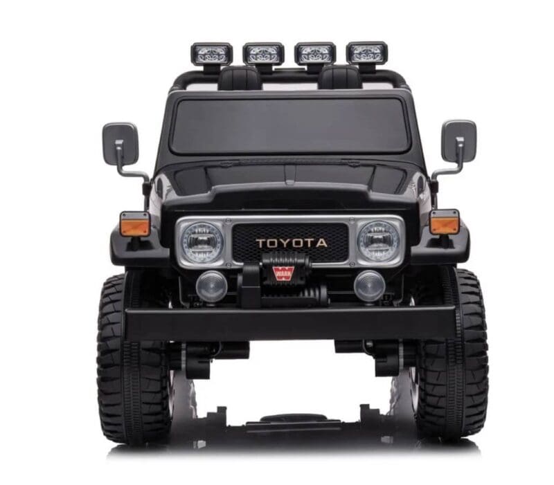 24v 4WD Licensed Toyota FJ-40 SUV Kids Ride On Electric Toy Car -Black - Image 3