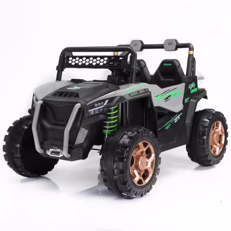 Grey-24V 2 Seater UTV Beach Buggy Electric Ride On car for Kids 4WD - Image 4