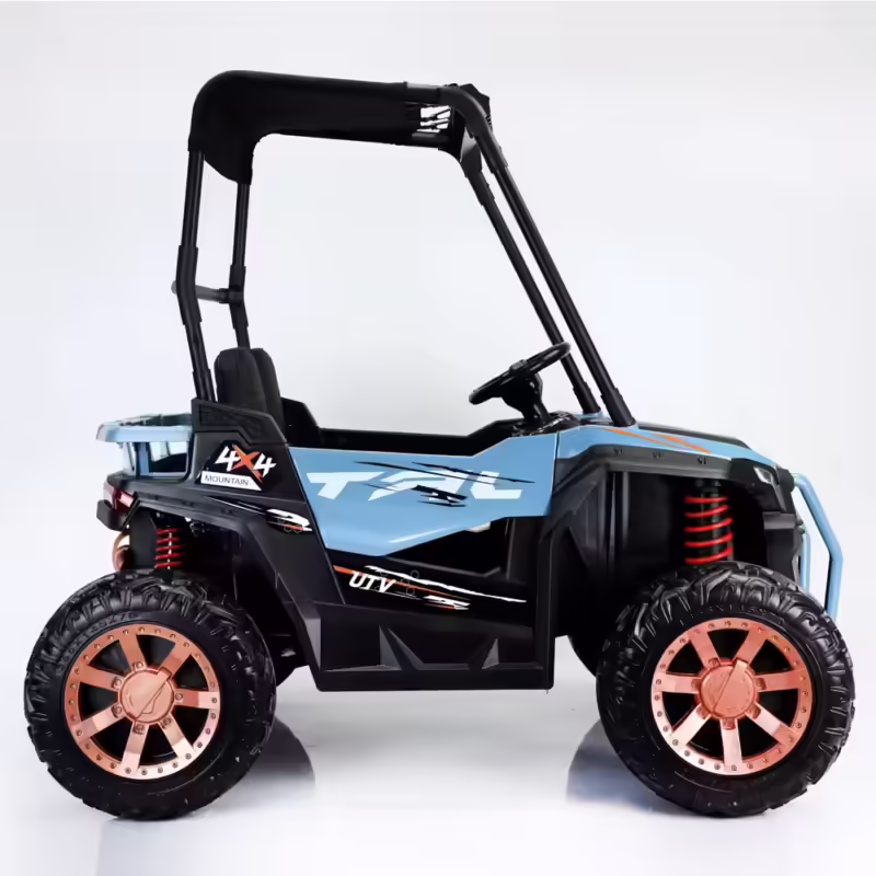 Grey-24V 2 Seater UTV Beach Buggy Electric Ride On car for Kids 4WD - Image 5