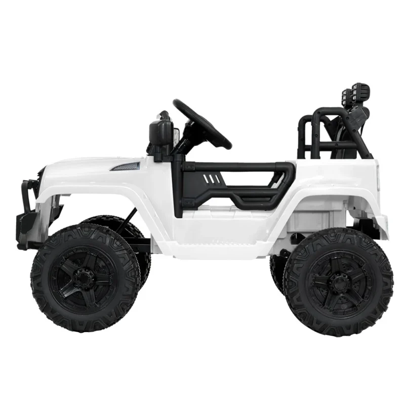 Kids Electric Ride On Car Jeep Toy Cars Remote 12V White - Image 3
