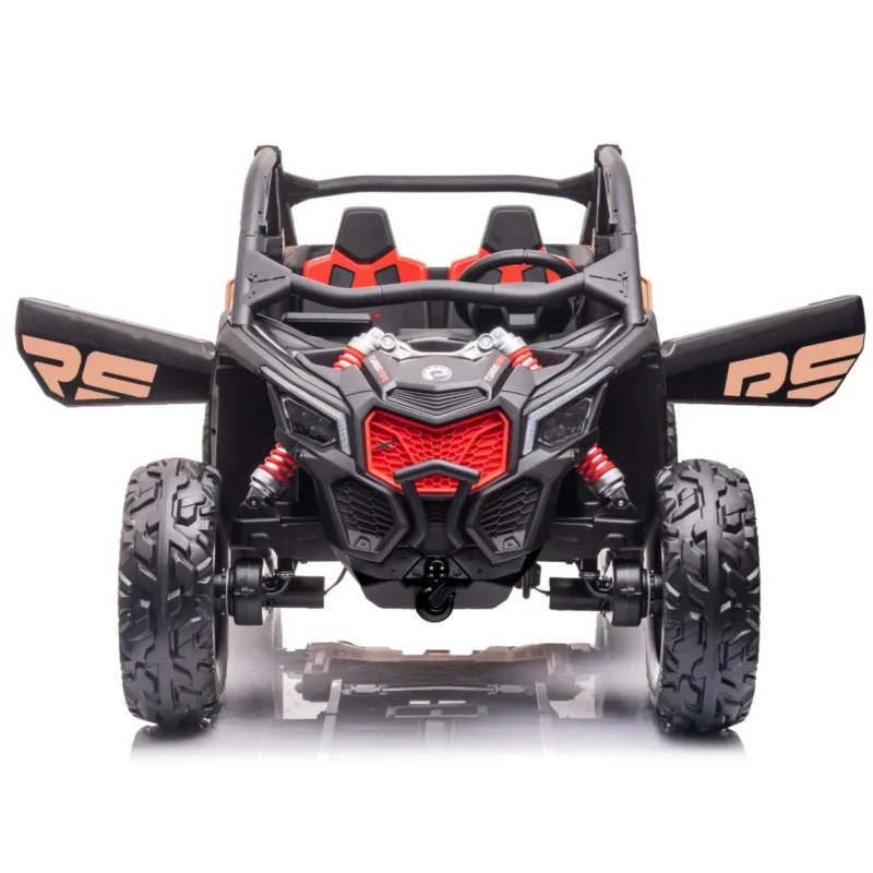 Black licensed Can-Am ride-on car for kids