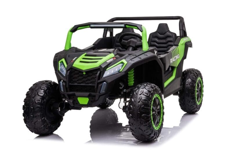 Dune Buggy 24v 4x4 XL Two Seater Kids Ride On Beach Buggy Green
