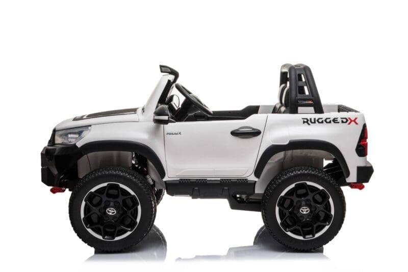 24v Ride On Toyota Hilux 4WD 800W Combine power-White - Image 8