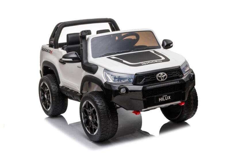 24v Ride On Toyota Hilux 4WD 800W Combine power-White - Image 3