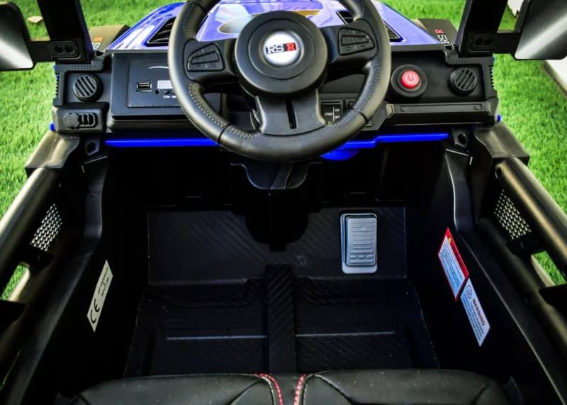 ride on jeep 4x4 blue