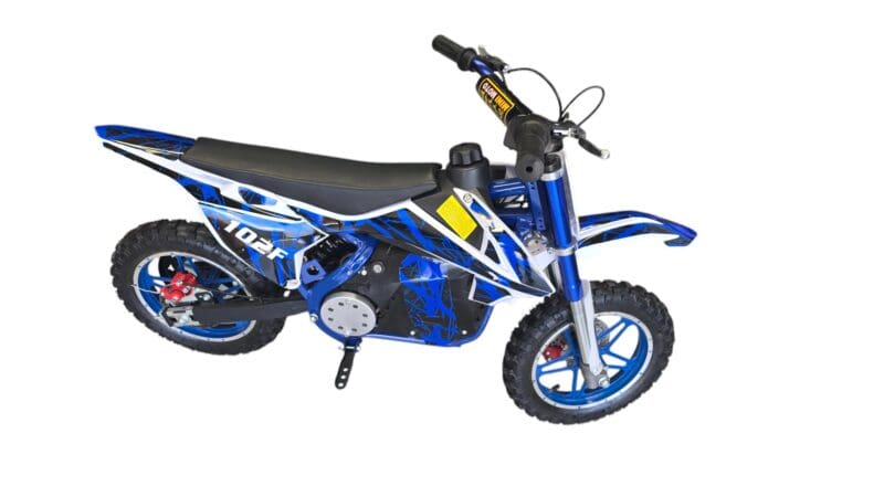 Kids Electric Dirt Bike 36v 500W Motor - Blue - Image 2
