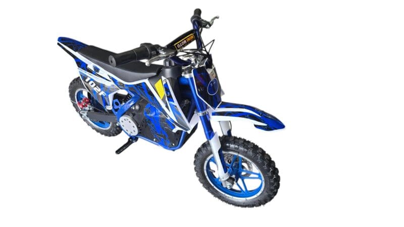 Kids Electric Dirt Bike 36v 500W Motor - Blue - Image 3