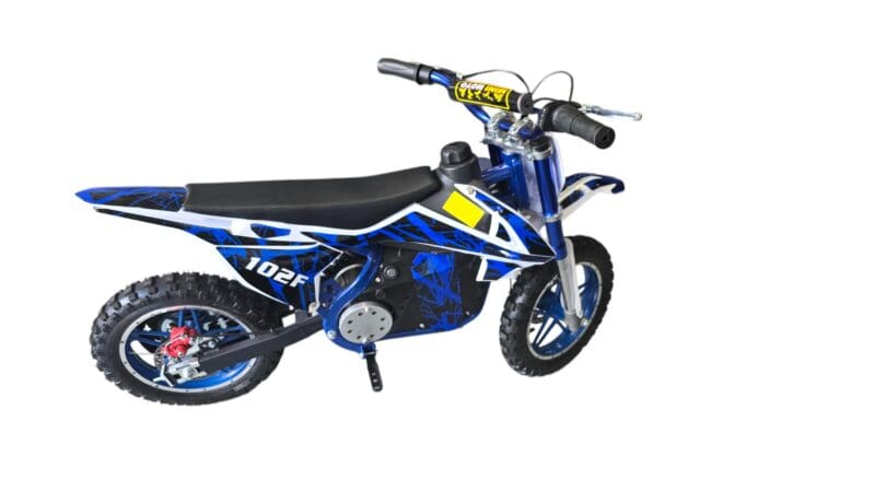 Kids Electric Dirt Bike 36v 500W Motor - Blue