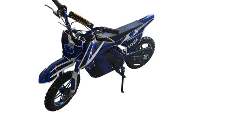 Kids Electric Dirt Bike 36v 500W Motor - Blue - Image 5