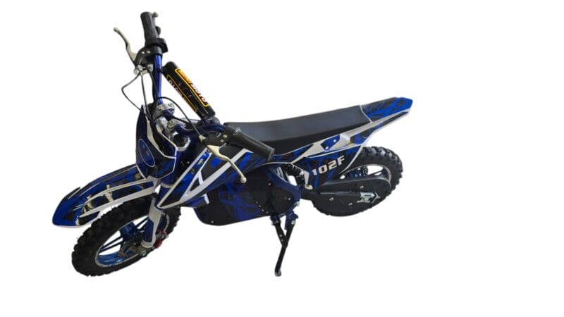 Kids Electric Dirt Bike 36v 500W Motor - Blue - Image 6