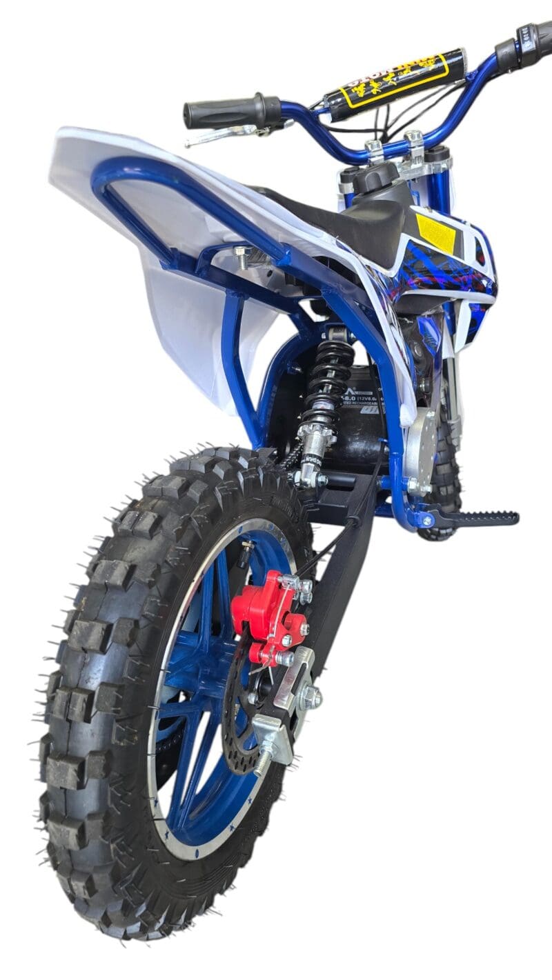 Kids Electric Dirt Bike 36v 500W Motor - Blue - Image 7