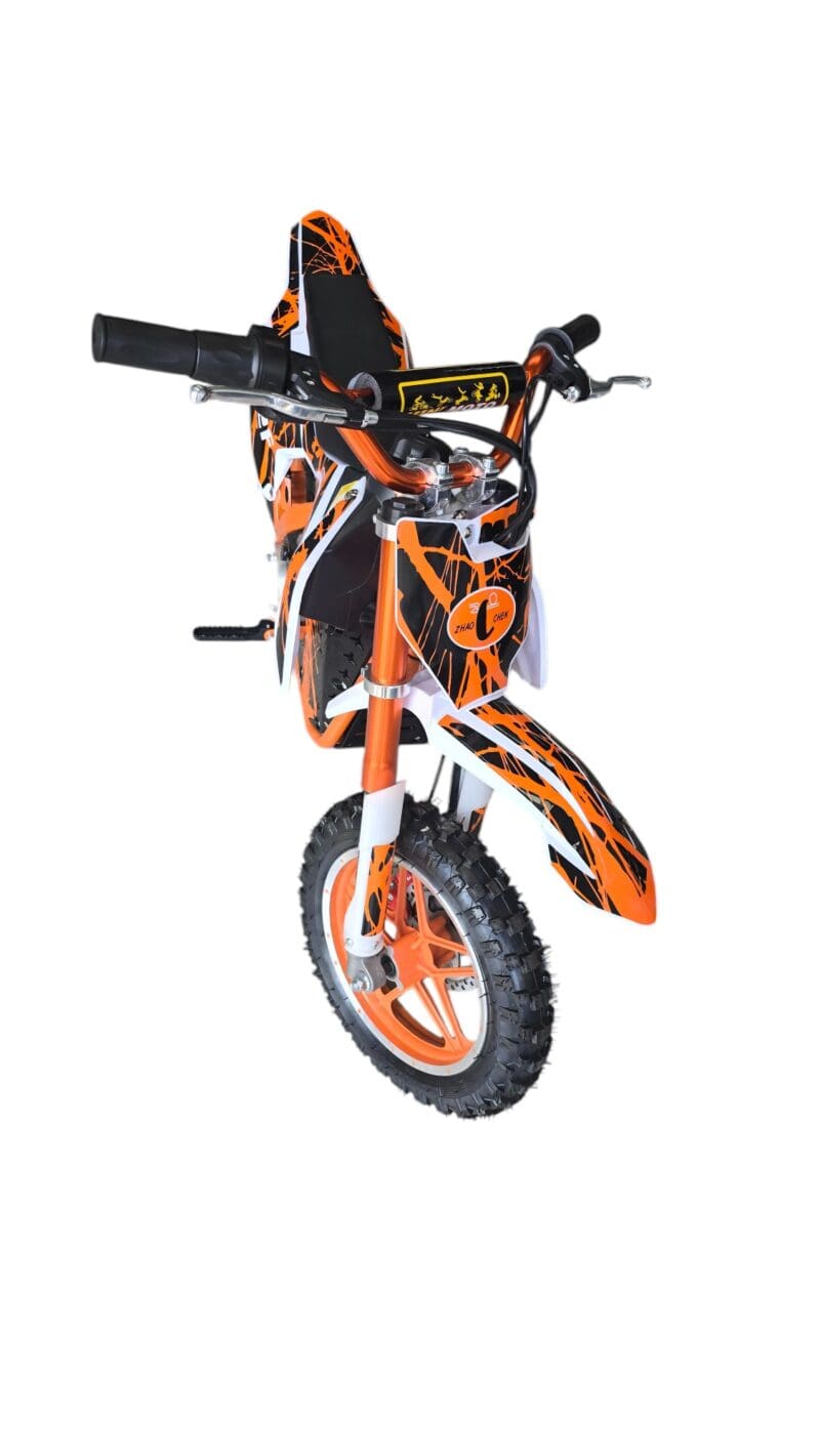Kids Electric Dirt Bike 36v 500W Motor - Orange - Image 2