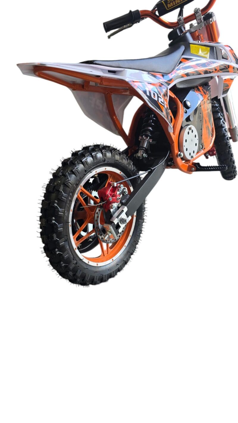 Kids Electric Dirt Bike 36v 500W Motor - Orange - Image 5